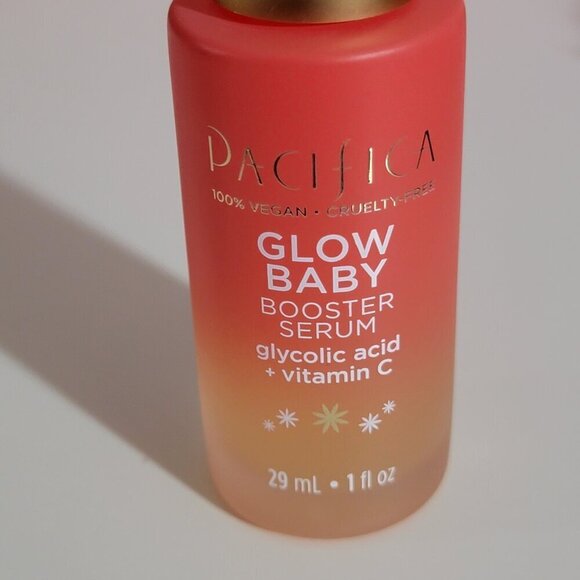 PACIFICA GLOW BABY Serum Booster GLYCOLIC ACID + VITAMIN C Vegan NEW - Picture 7 of 11